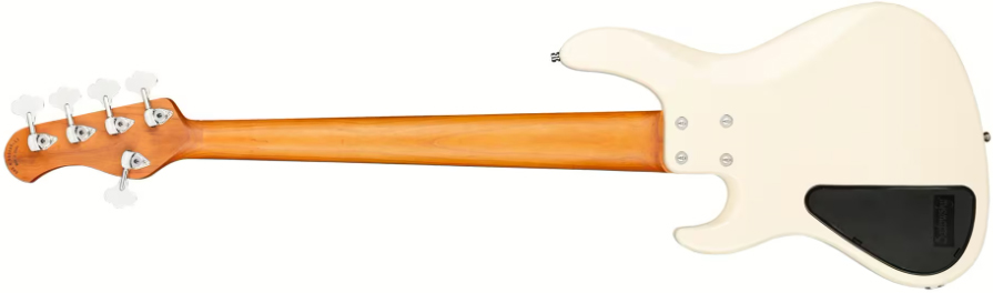 Sadowsky Modern Bass 24-fret 5c Metroexpress Active Mor - Solid Olympic White - Bajo eléctrico de cuerpo sólido - Variation 1