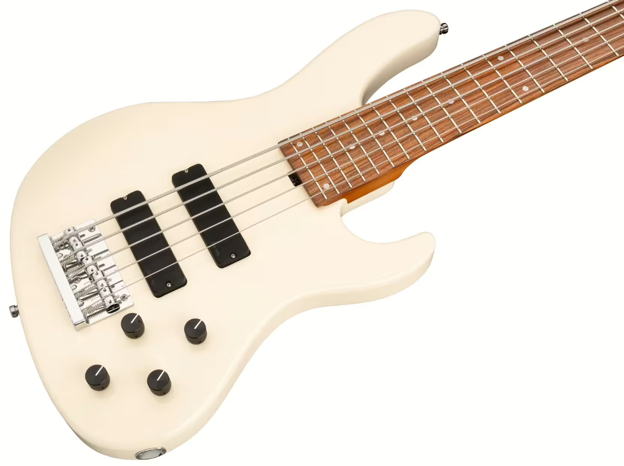 Sadowsky Modern Bass 24-fret 5c Metroexpress Active Mor - Solid Olympic White - Bajo eléctrico de cuerpo sólido - Variation 2
