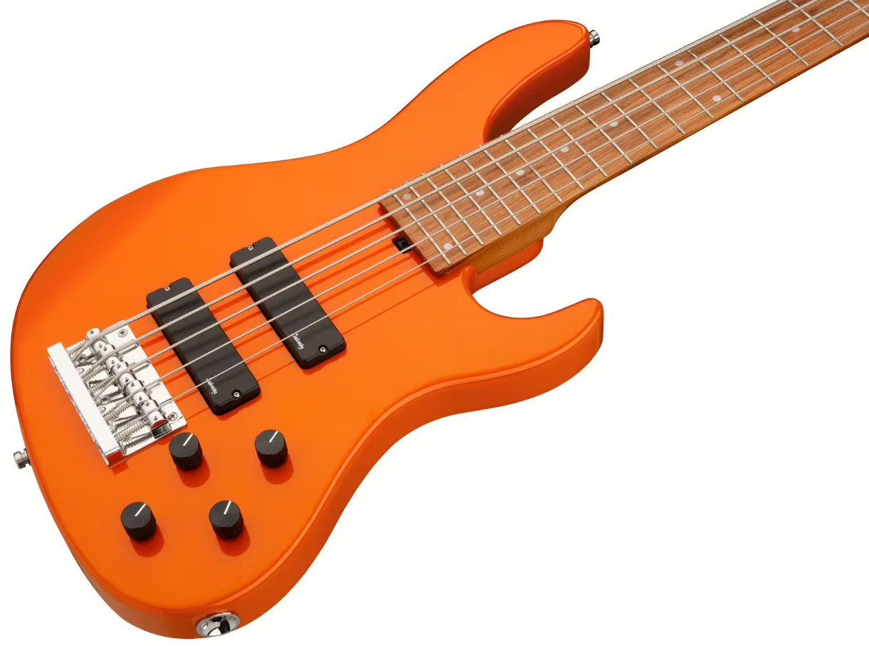 Sadowsky Modern Bass 24-fret 5c Metroexpress Active Mor - Solid Candy Apple Orange Metallic - Bajo eléctrico de cuerpo sólido - Variation 2