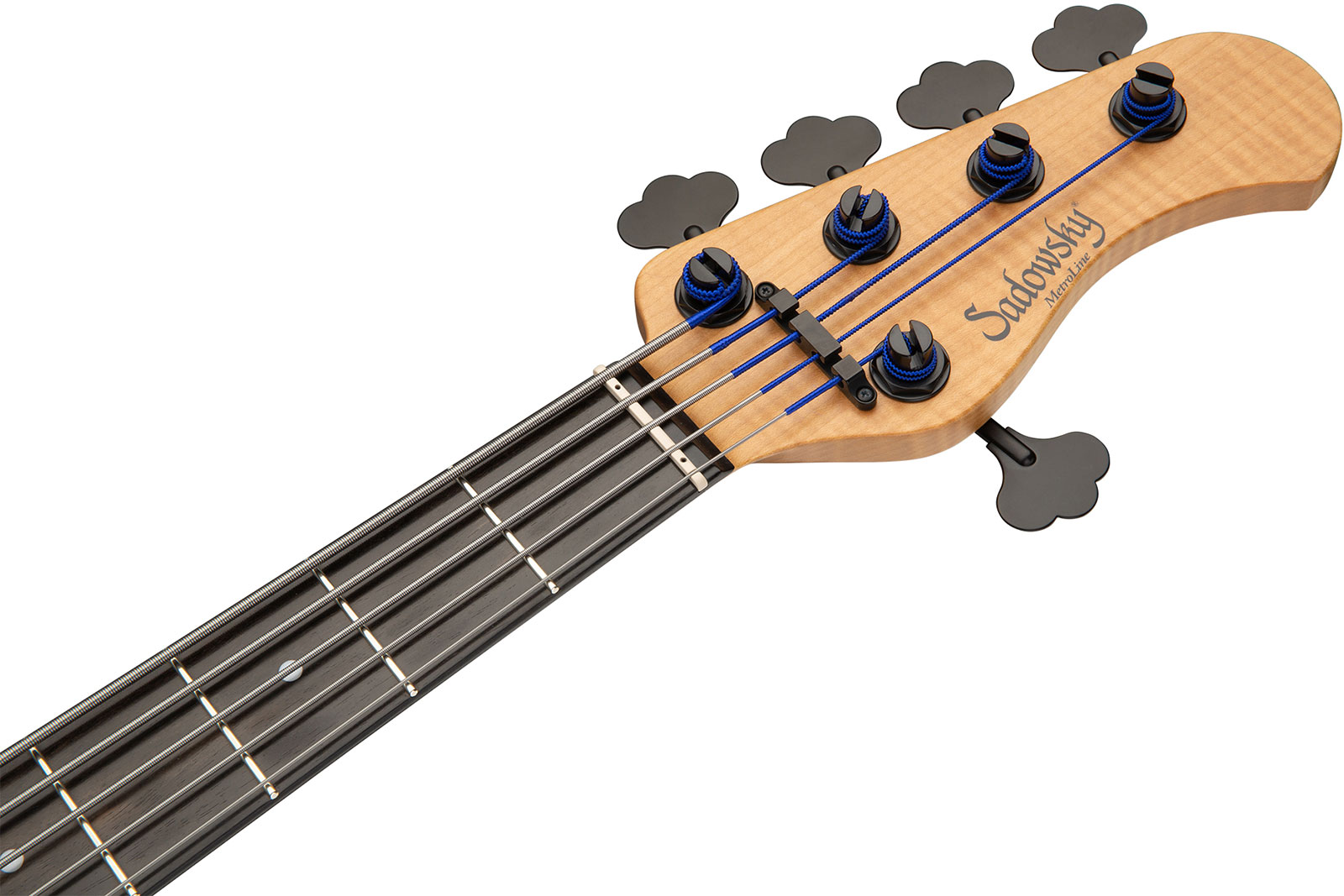 Sadowsky Modern Bass 24 Fret 5c Metroline Ltd 2021 All Okoume Active Mor - Natural - Bajo eléctrico de cuerpo sólido - Variation 4