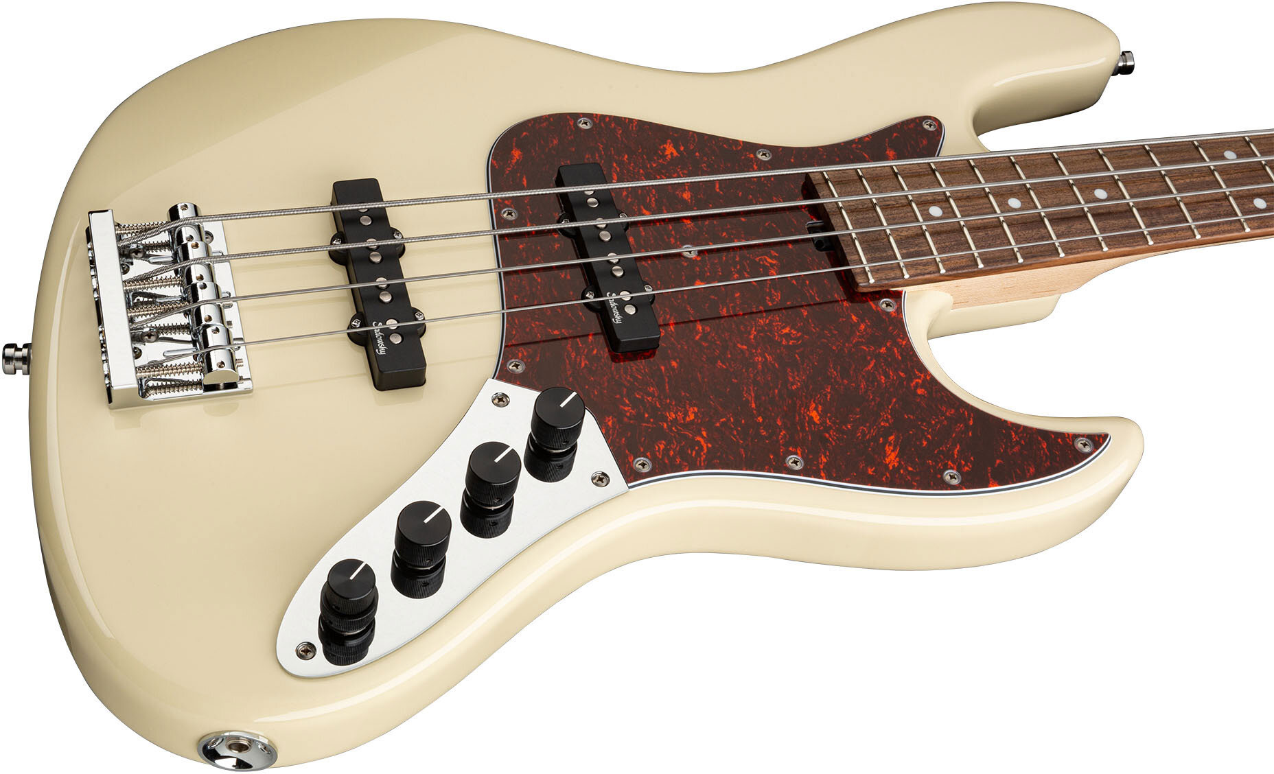 Sadowsky Modern Bass 24 Fret Alder 4c Metroline All Active Mor - Solid Olympic White - Bajo eléctrico de cuerpo sólido - Variation 2