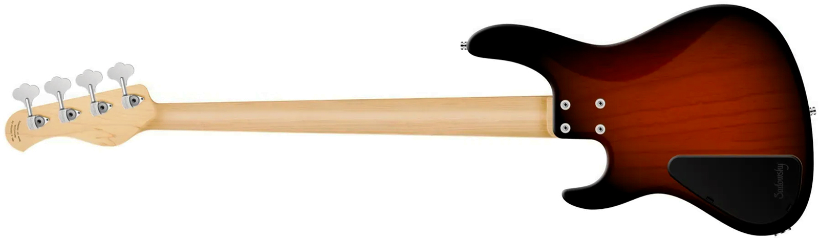 Sadowsky Modern Bass 24 Fret Ash 4c Metroline All Active Mn - Almond Sunburst Transparent Satin - Bajo eléctrico de cuerpo sólido - Variation 1