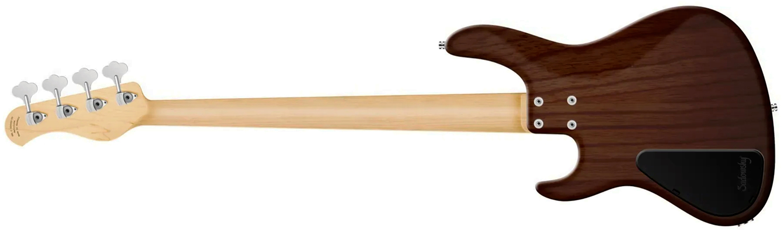 Sadowsky Modern Bass 24 Fret Ash 4c Metroline All Active Mn - Antique Tobacco Transparent Satin - Bajo eléctrico de cuerpo sólido - Variation 1