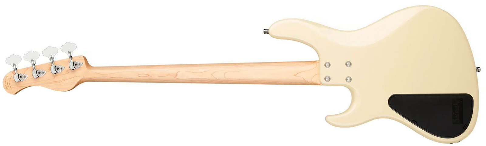 Sadowsky Modern Bass 24 Fret Ash 4c Metroline All Active Mn - Solid Olympic White - Bajo eléctrico de cuerpo sólido - Variation 1