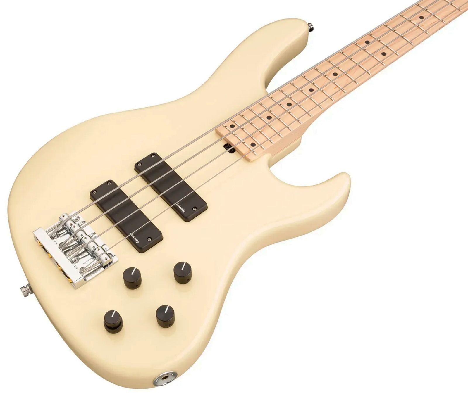 Sadowsky Modern Bass 24 Fret Ash 4c Metroline All Active Mn - Solid Olympic White - Bajo eléctrico de cuerpo sólido - Variation 2