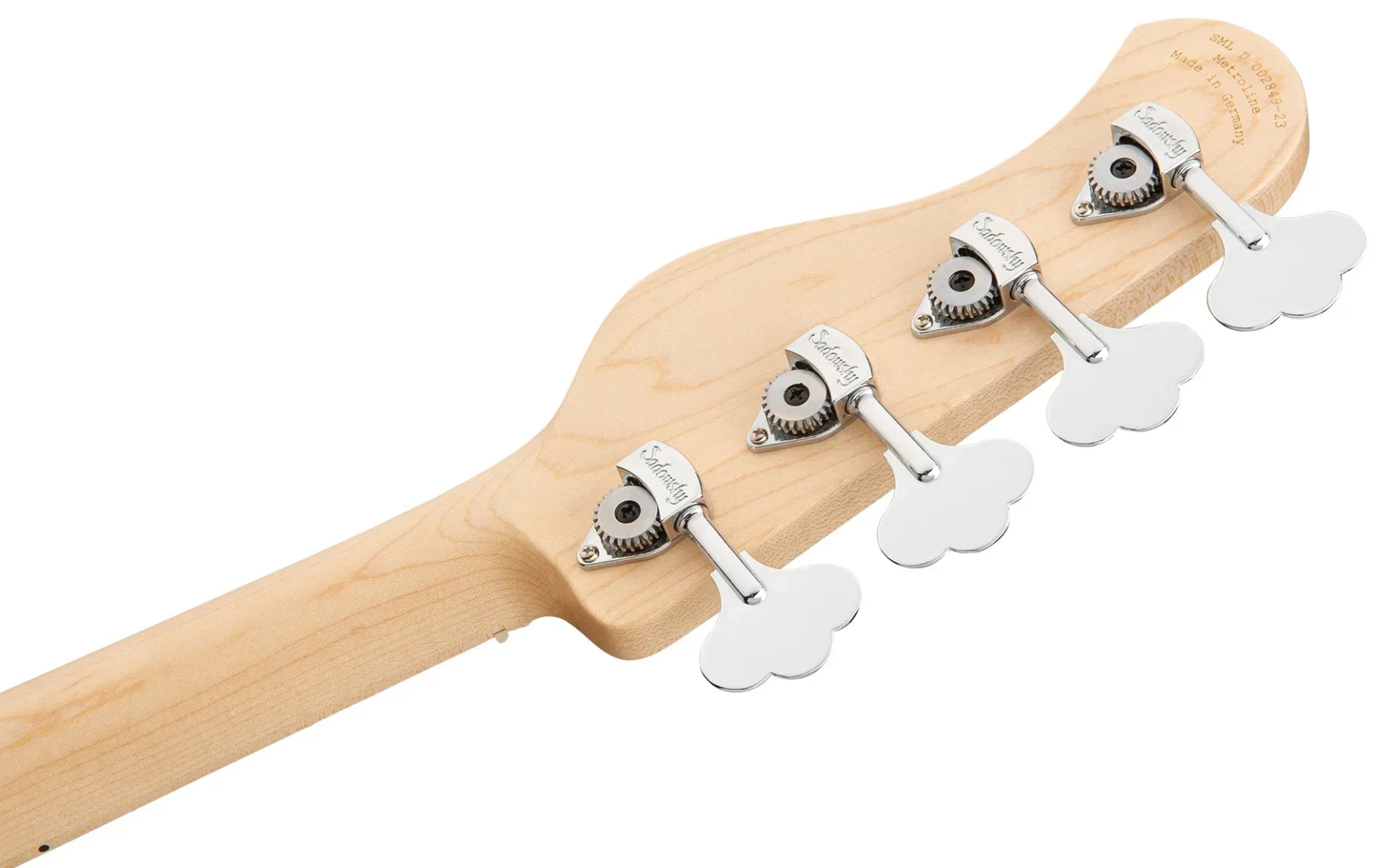 Sadowsky Modern Bass 24 Fret Ash 4c Metroline All Active Mn - Solid Ice Blue Metallic Satin - Bajo eléctrico de cuerpo sólido - Variation 2