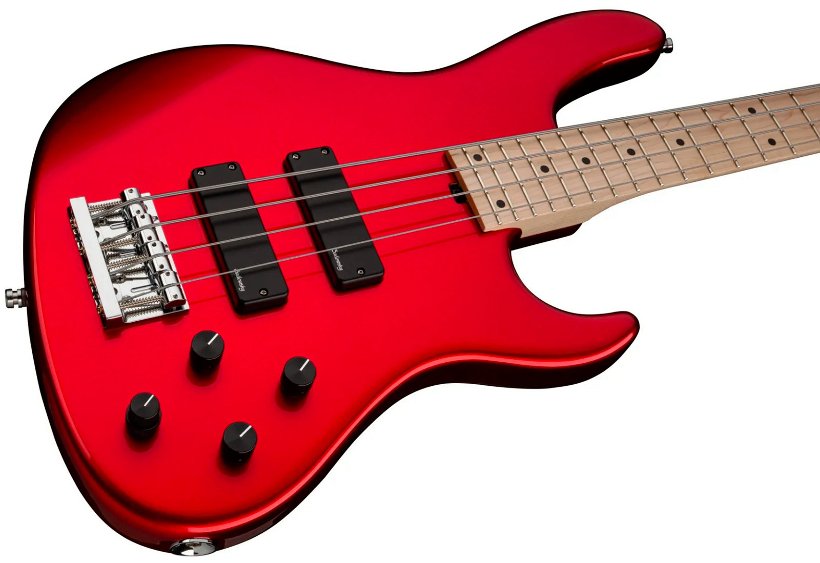 Sadowsky Modern Bass 24 Fret Ash 4c Metroline All Active Mn - Solid Candy Apple Red Metallic - Bajo eléctrico de cuerpo sólido - Variation 2