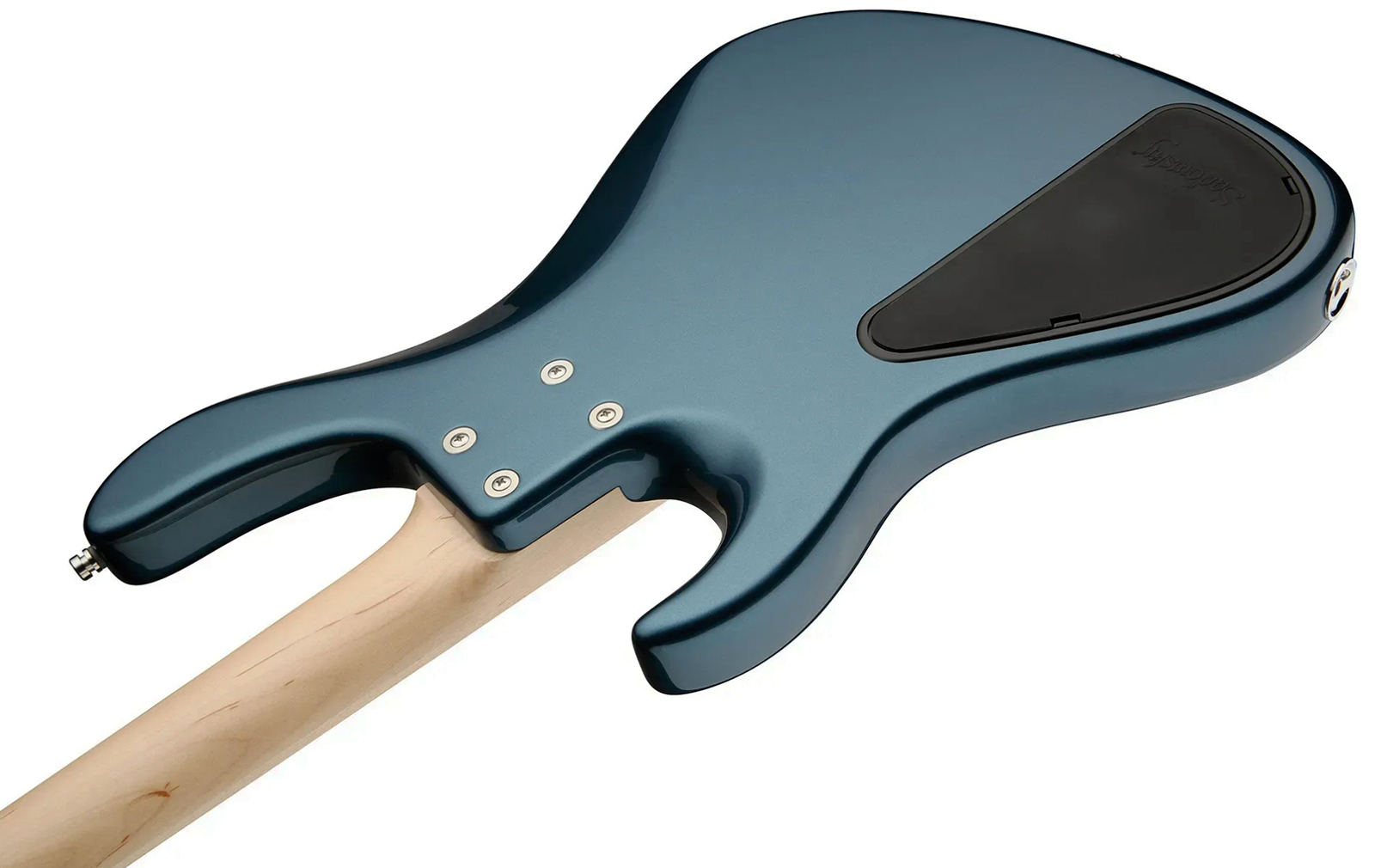 Sadowsky Modern Bass 24 Fret Ash 4c Metroline All Active Mn - Solid Dark Lake Placid Blue Metallic - Bajo eléctrico de cuerpo sólido - Variation 3