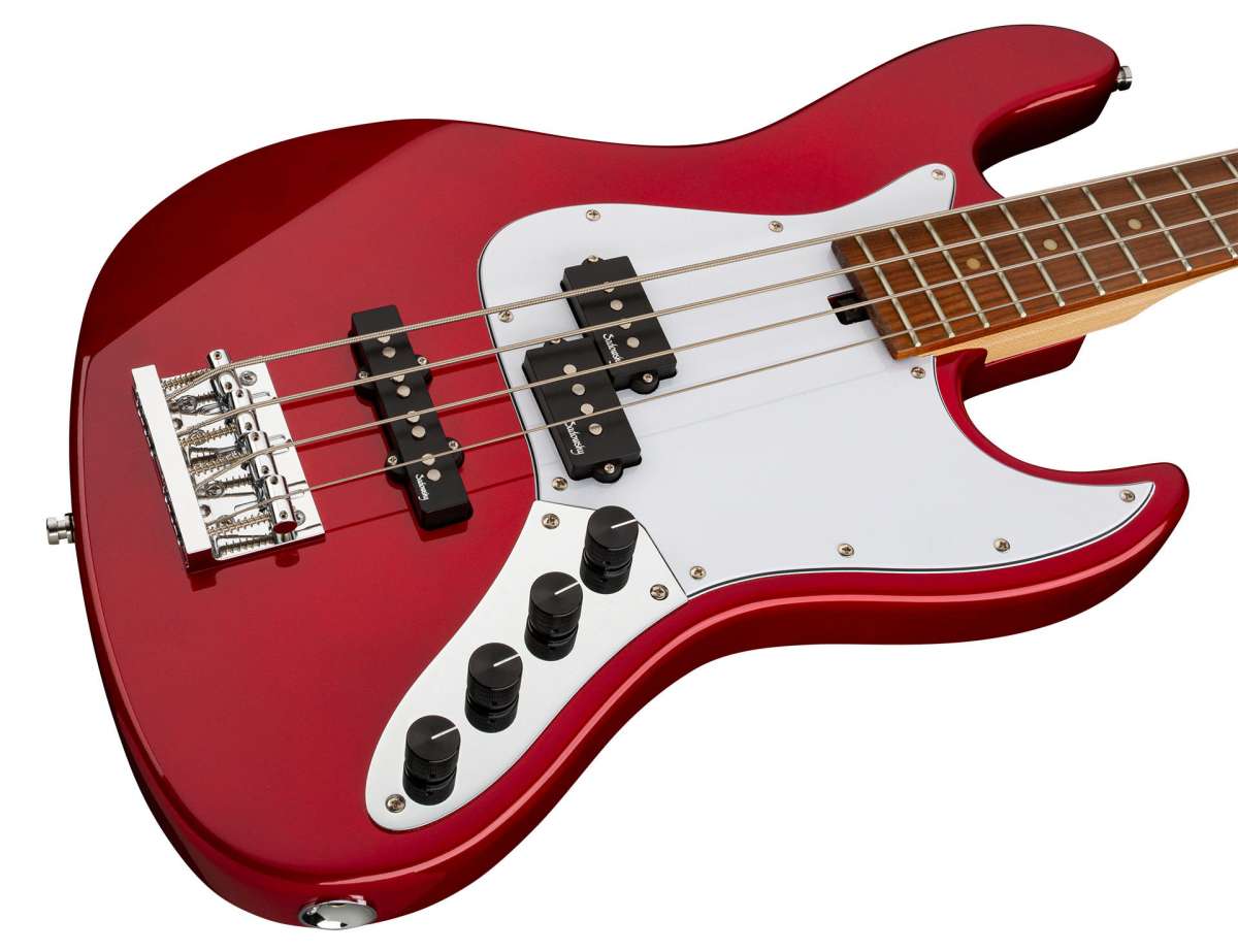 Sadowsky Hybrid P/j Bass 21 Fret 4c Metroexpress Mor - Candy Apple Red Metallic - Bajo eléctrico de cuerpo sólido - Variation 2