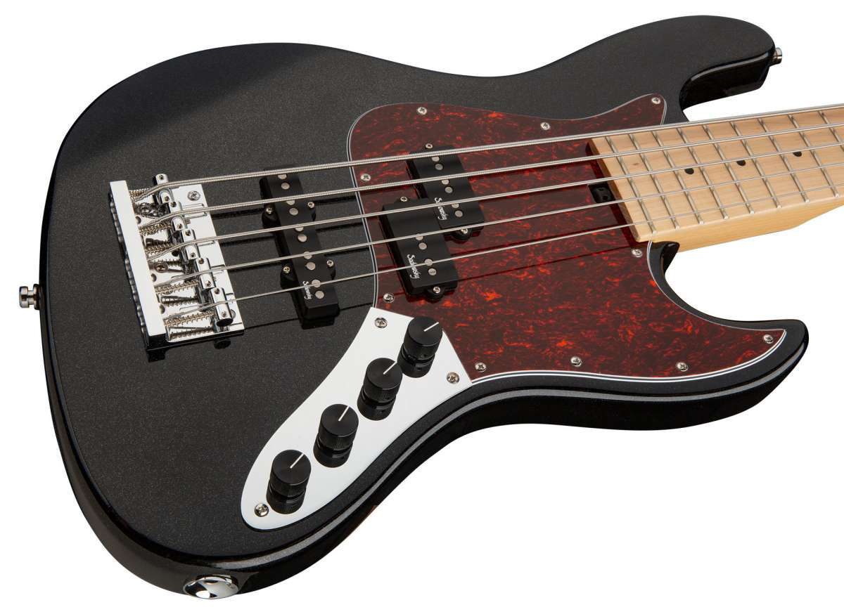 Sadowsky Hybrid P/j Bass 21 Fret 5c Metroexpress Mn - Solid Black - Bajo eléctrico de cuerpo sólido - Variation 2