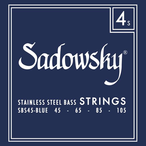 Cuerdas para bajo eléctrico Sadowsky SBS 45 Blue Label Bass String Set Stainless Steel 045-105