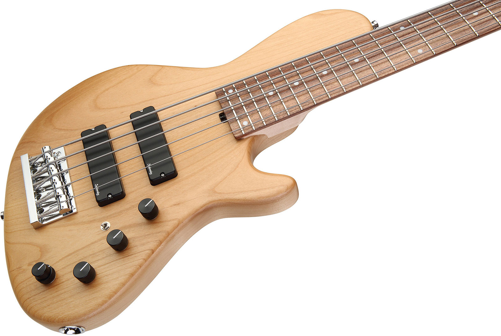 Sadowsky Single Cut Bass 24f Alder 5c Metroline All Active Pf - Natural Satin - Bajo eléctrico de cuerpo sólido - Variation 2