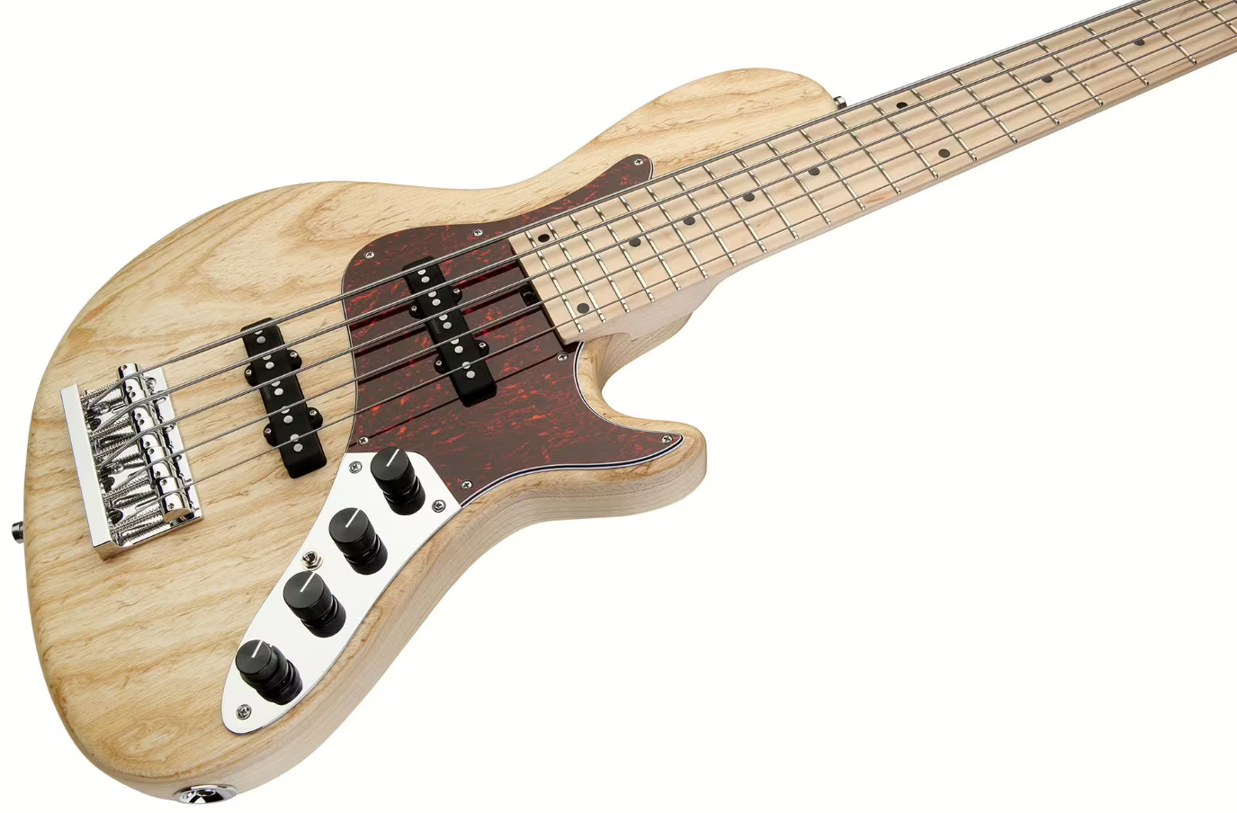 Sadowsky Single Cut Bass 24f Ash 5c Metroline All Active Mn - Natural Trans. Satin - Bajo eléctrico de cuerpo sólido - Variation 2