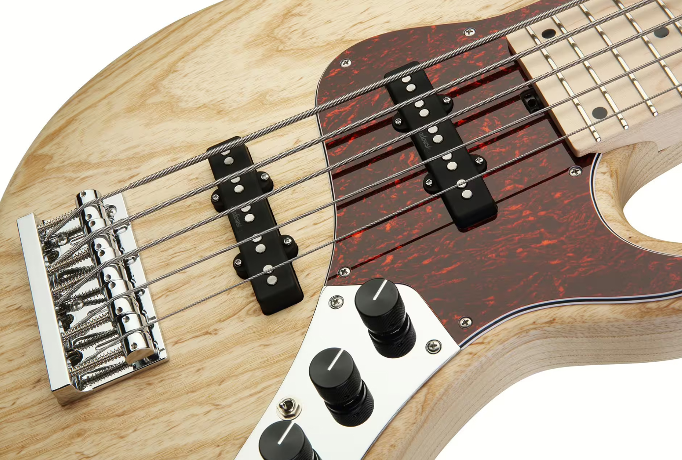 Sadowsky Single Cut Bass 24f Ash 5c Metroline All Active Mn - Natural Trans. Satin - Bajo eléctrico de cuerpo sólido - Variation 3