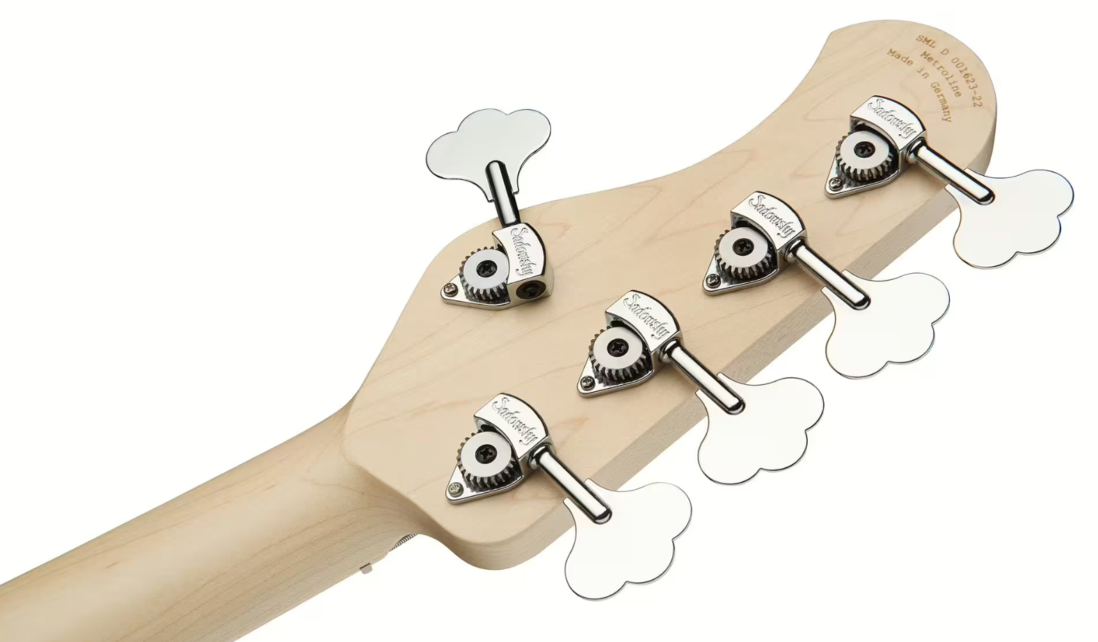 Sadowsky Single Cut Bass 24f Ash 5c Metroline All Active Mn - Natural Trans. Satin - Bajo eléctrico de cuerpo sólido - Variation 6