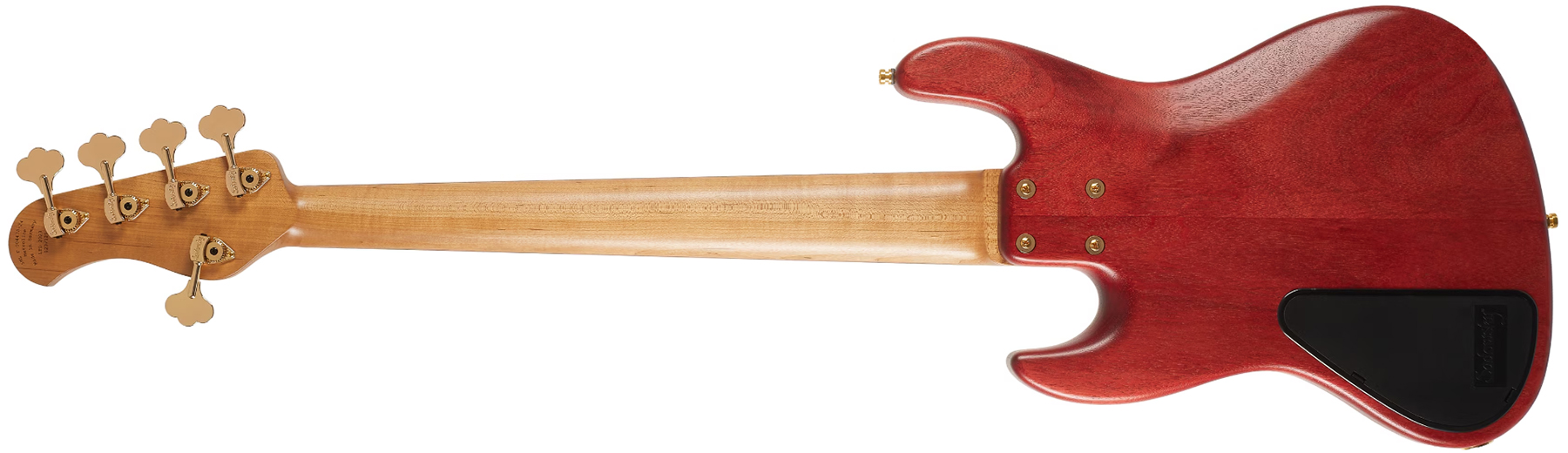 Sadowsky Standard Jj Bass 21 Fret 5c Metroline Ltd All Active Rw - Majestic Red Transparent Satin - Bajo eléctrico de cuerpo sólido - Variation 1