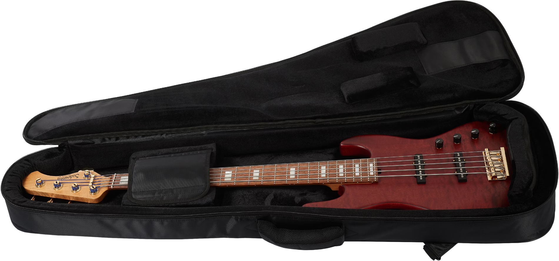 Sadowsky Standard Jj Bass 21 Fret 5c Metroline Ltd All Active Rw - Majestic Red Transparent Satin - Bajo eléctrico de cuerpo sólido - Variation 5