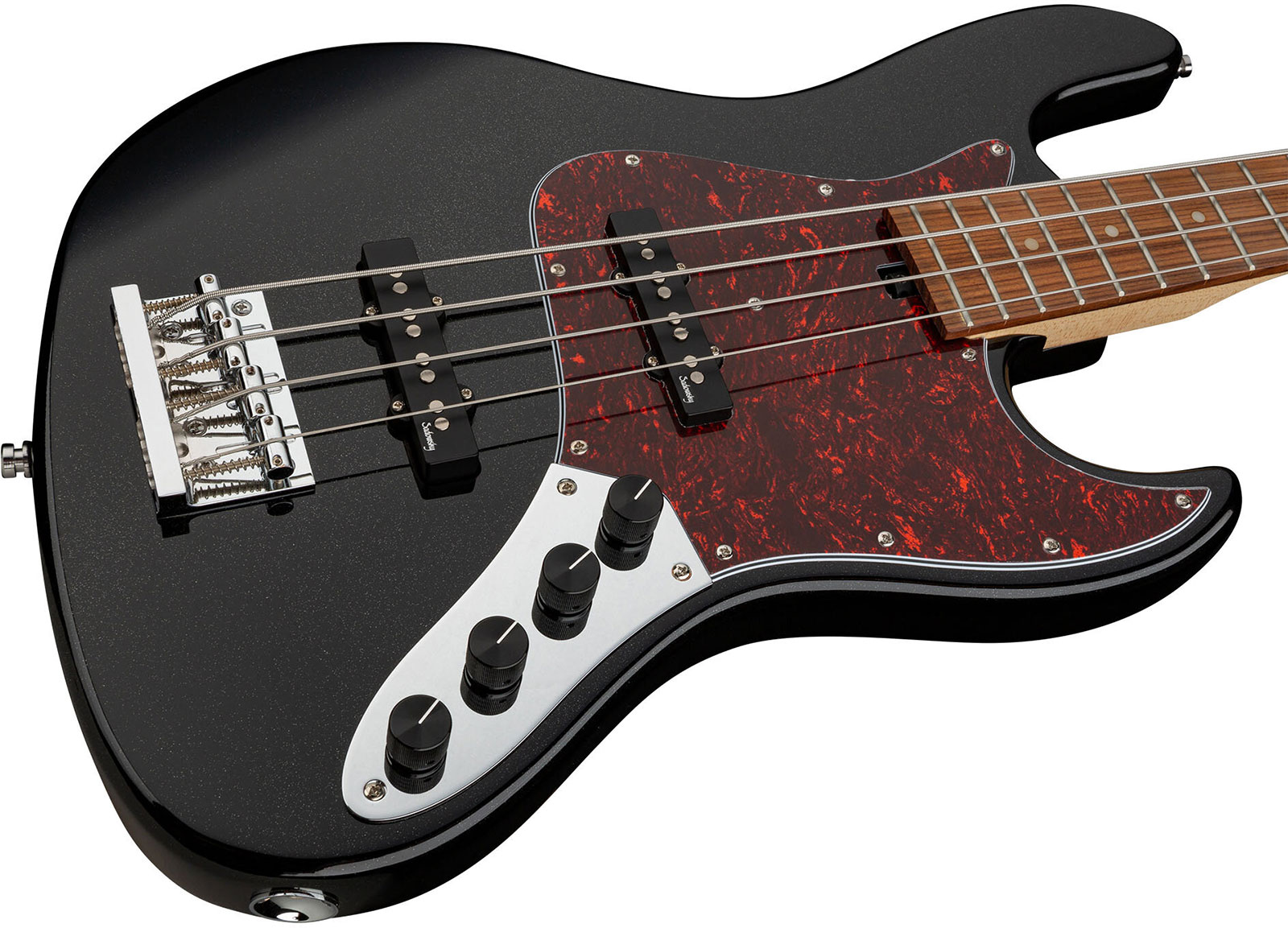 Sadowsky Vintage J/j Bass 21 Fret 4c Metroexpress Mor - Solid Black - Bajo eléctrico de cuerpo sólido - Variation 2