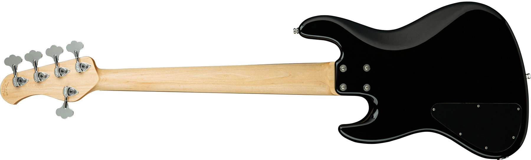 Sadowsky Vintage J/j Bass 21 Fret Alder 5c Metroline All Active Mor - Solid Black High Polish - Bajo eléctrico de cuerpo sólido - Variation 1