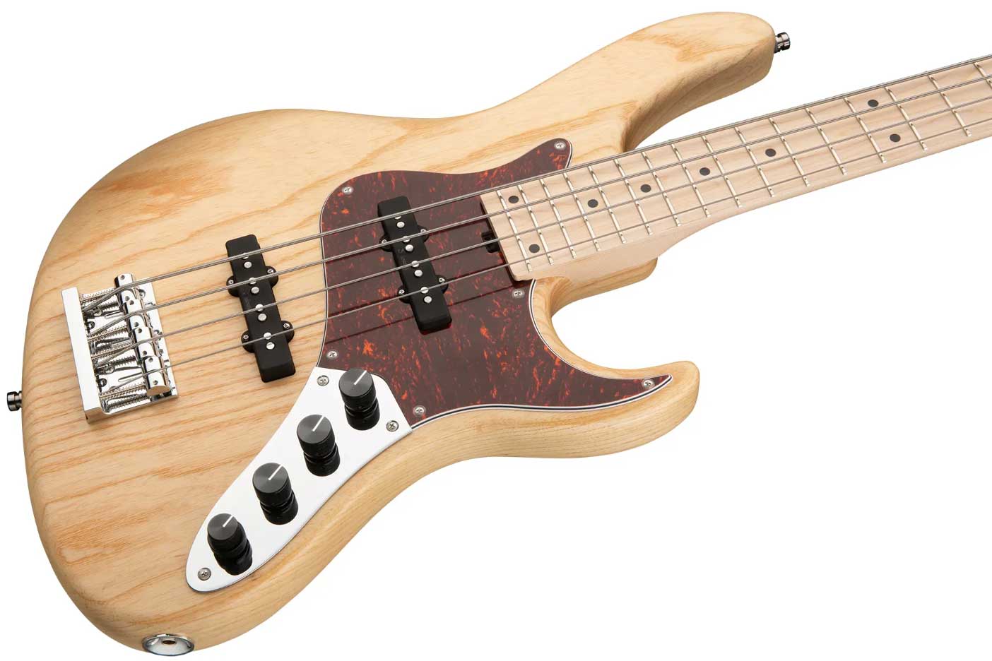 Sadowsky Vintage J/j Bass 24 Fret Ash 4c Metroline All Active Mn - Natural Satin - Bajo eléctrico de cuerpo sólido - Variation 2