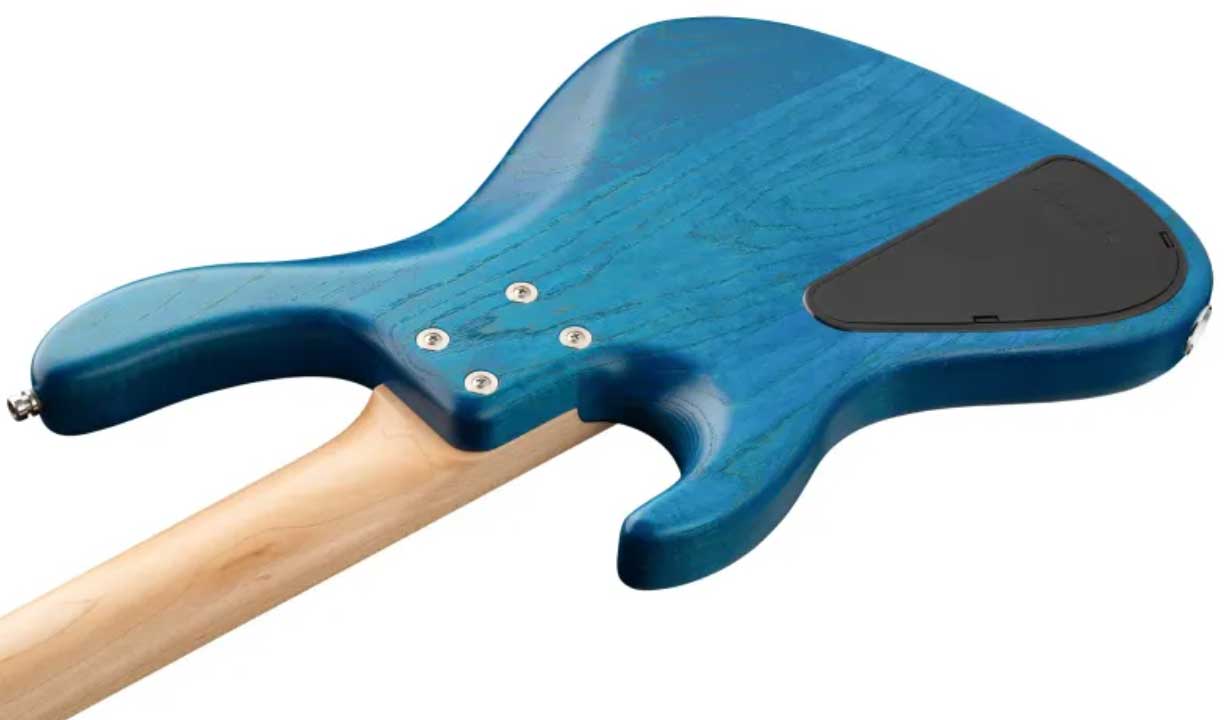 Sadowsky Vintage J/j Bass 24 Fret Ash 4c Metroline All Active Mn - Ocean Blue Trans. Satin - Bajo eléctrico de cuerpo sólido - Variation 4