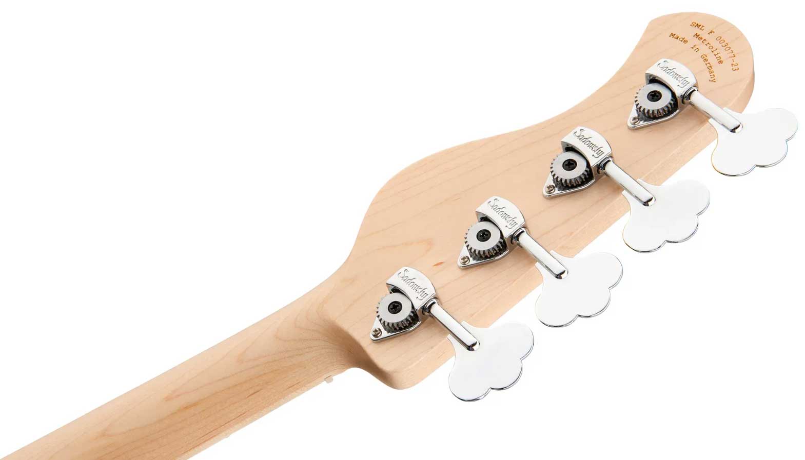 Sadowsky Vintage J/j Bass 24 Fret Ash 4c Metroline All Active Mn - Natural Satin - Bajo eléctrico de cuerpo sólido - Variation 5