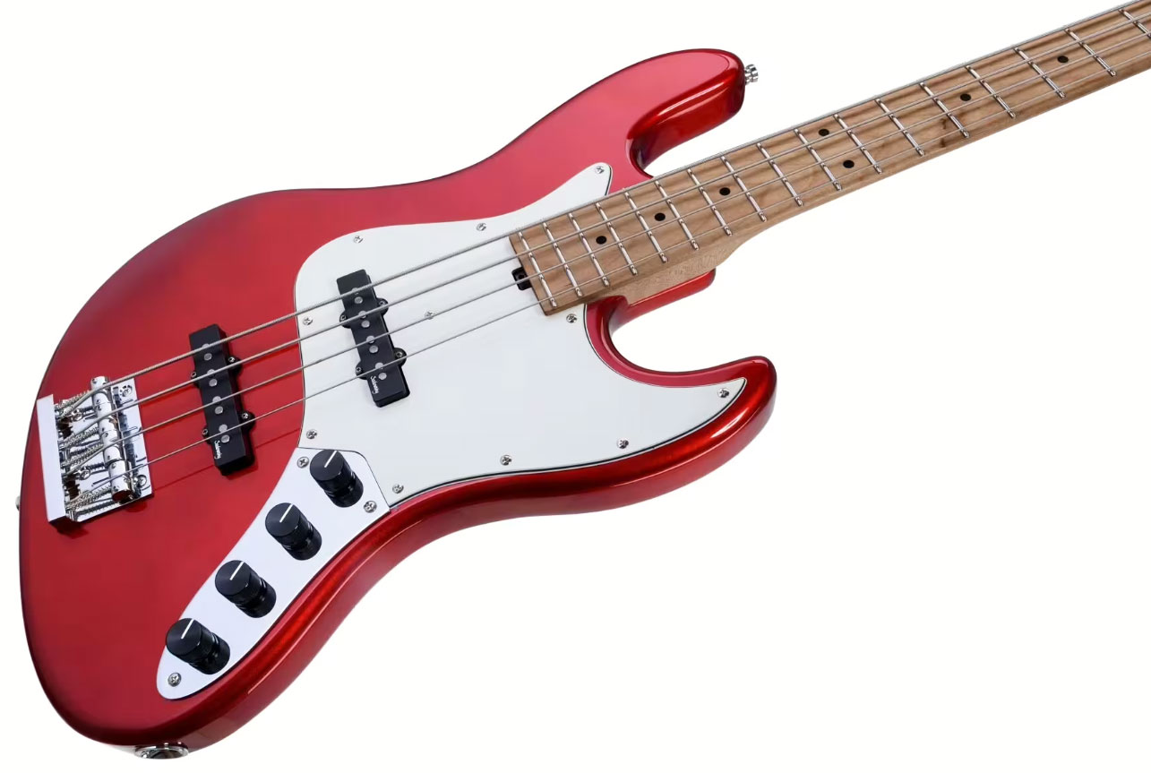 Sadowsky Vintage Jj Bass 21 Fret 4c Metroexpress V2 Mn - Candy Apple Red Metallic - Bajo eléctrico de cuerpo sólido - Variation 2