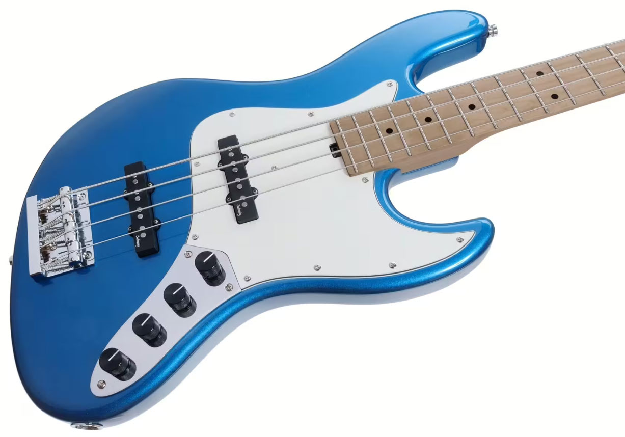 Sadowsky Vintage Jj Bass 21 Fret 4c Metroexpress V2 Mn - Ocean Blue Metallic - Bajo eléctrico de cuerpo sólido - Variation 2