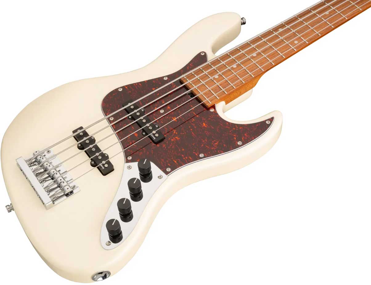Sadowsky Vintage Jj Bass 21-fret 5c Metroexpress Mor - Olympic White - Bajo eléctrico de cuerpo sólido - Variation 2