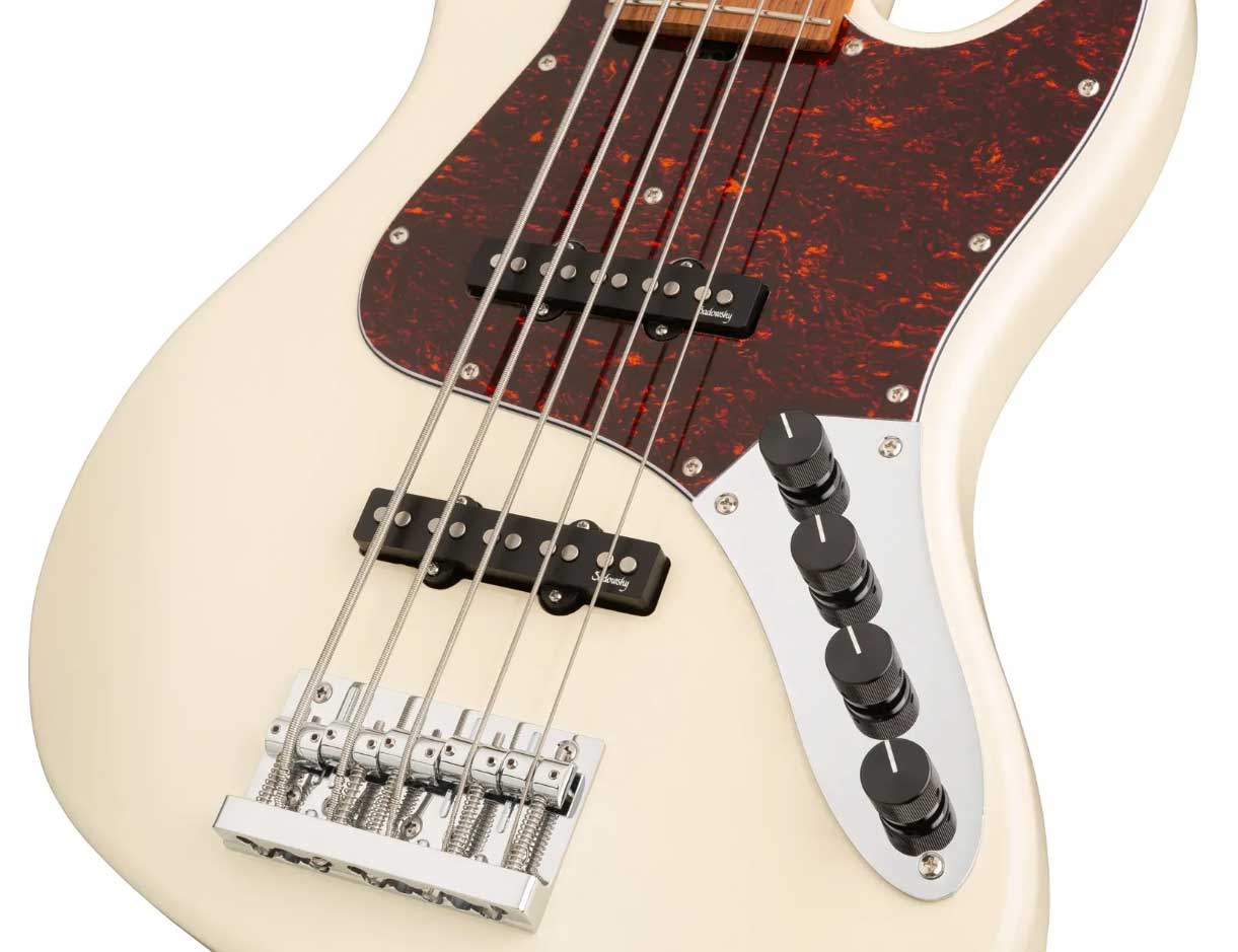 Sadowsky Vintage Jj Bass 21-fret 5c Metroexpress Mor - Olympic White - Bajo eléctrico de cuerpo sólido - Variation 3
