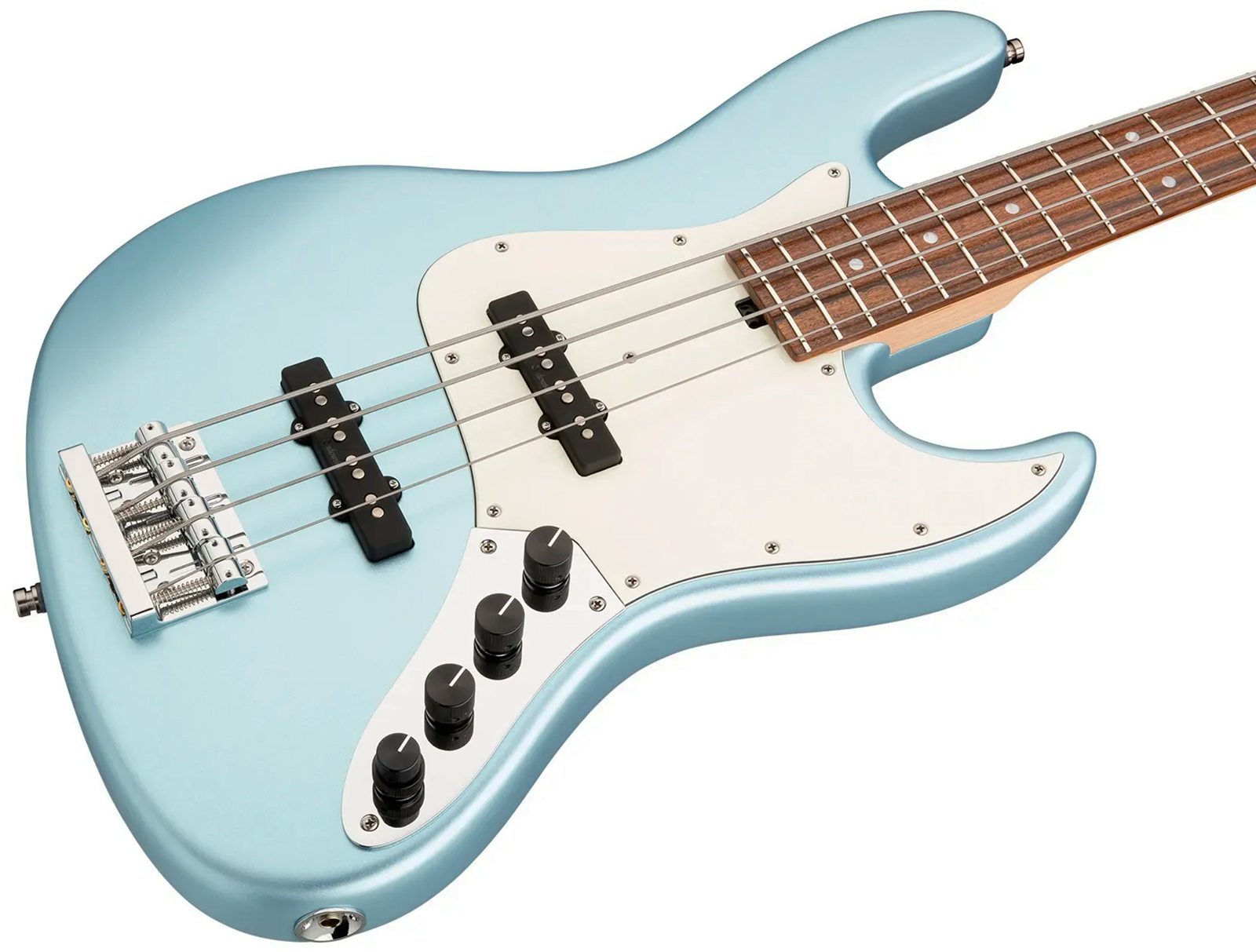 Sadowsky Vintage Jj Bass 21 Fret Alder 4c Metroline All Active Mor - Ice Blue Metallic Satin - Bajo eléctrico de cuerpo sólido - Variation 2