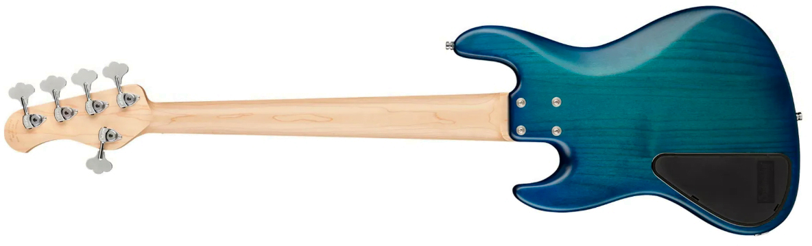 Sadowsky Vintage Jj Bass 21 Fret Alder 5c Metroline All Active Mor - Bora Blue Burst Transparent Satin - Bajo eléctrico de cuerpo sólido - Variation 1