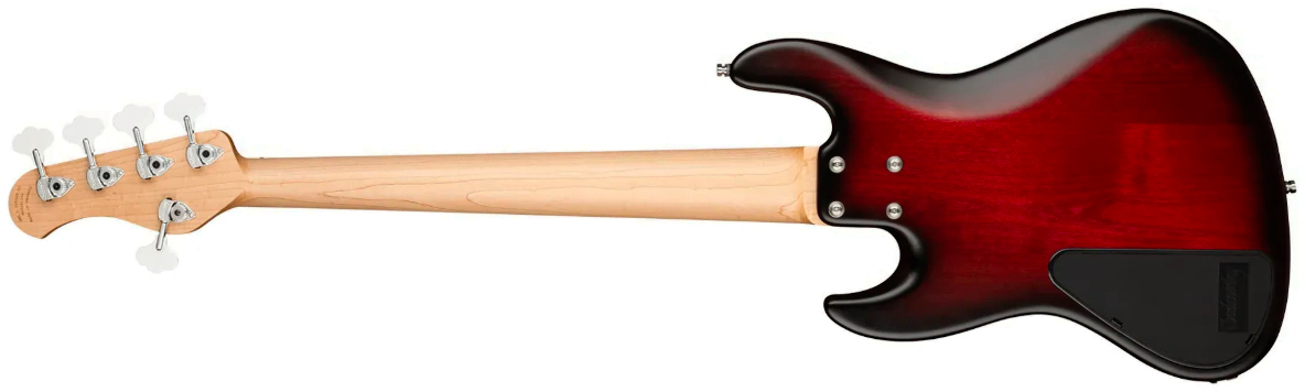Sadowsky Vintage Jj Bass 21 Fret Alder 5c Metroline All Active Mor - Burgundy Blackburst Transparent Satin - Bajo eléctrico de cuerpo sólido - Variati