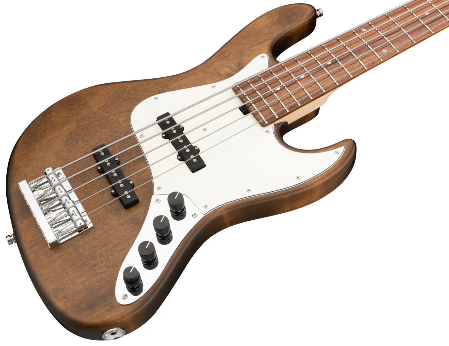 Sadowsky Vintage Jj Bass 21 Fret Alder 5c Metroline All Active Mor - Antique Tobacco Transparent Satin - Bajo eléctrico de cuerpo sólido - Variation 2