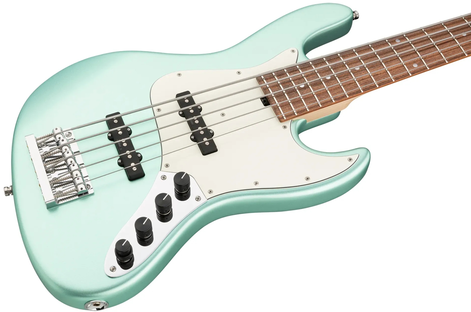 Sadowsky Vintage Jj Bass 21 Fret Alder 5c Metroline All Active Mor - Solid Sage Green Metallic Satin - Bajo eléctrico de cuerpo sólido - Variation 2