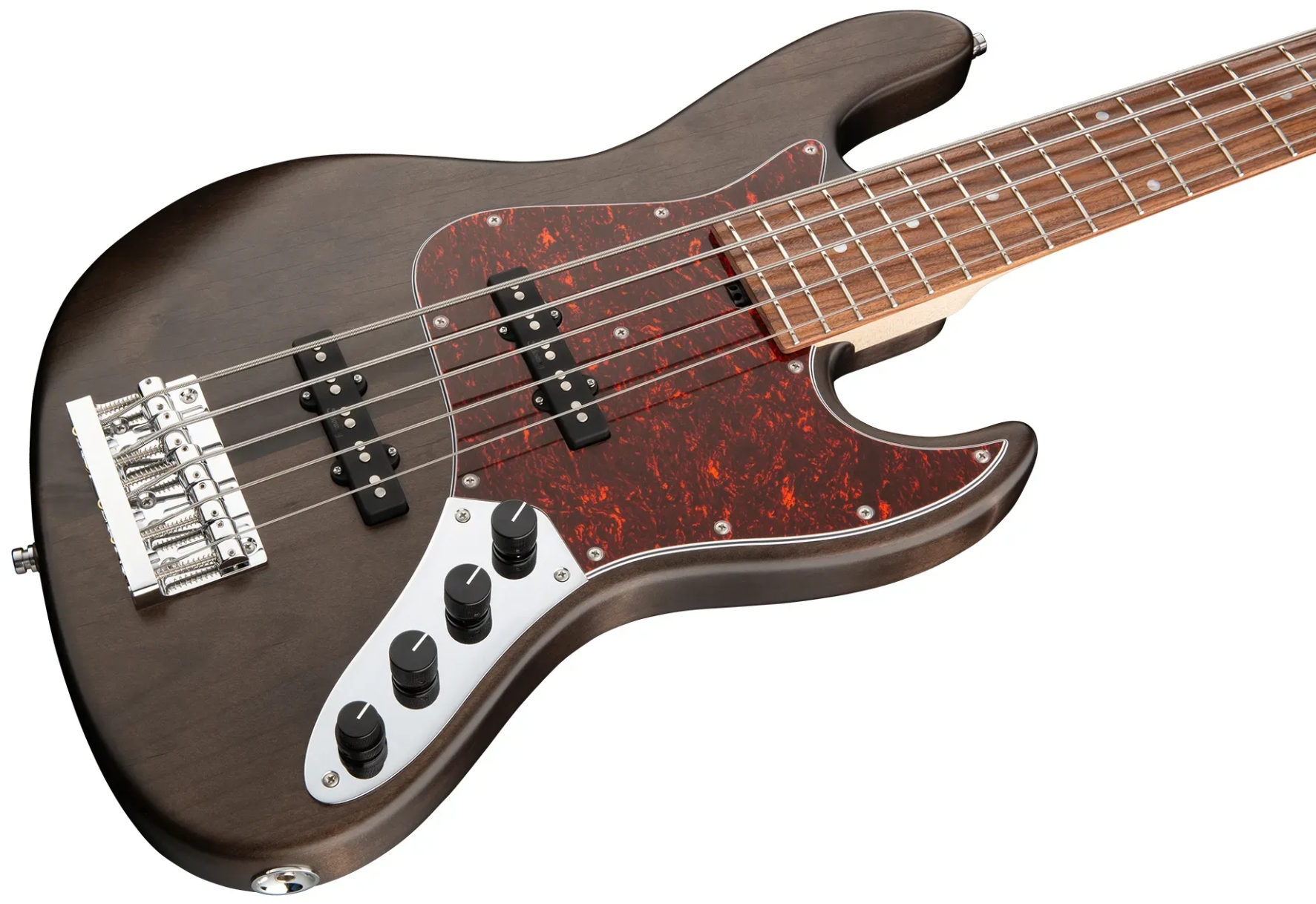 Sadowsky Vintage Jj Bass 21 Fret Alder 5c Metroline All Active Mor - Nirvana Black Transparent Satin - Bajo eléctrico de cuerpo sólido - Variation 3