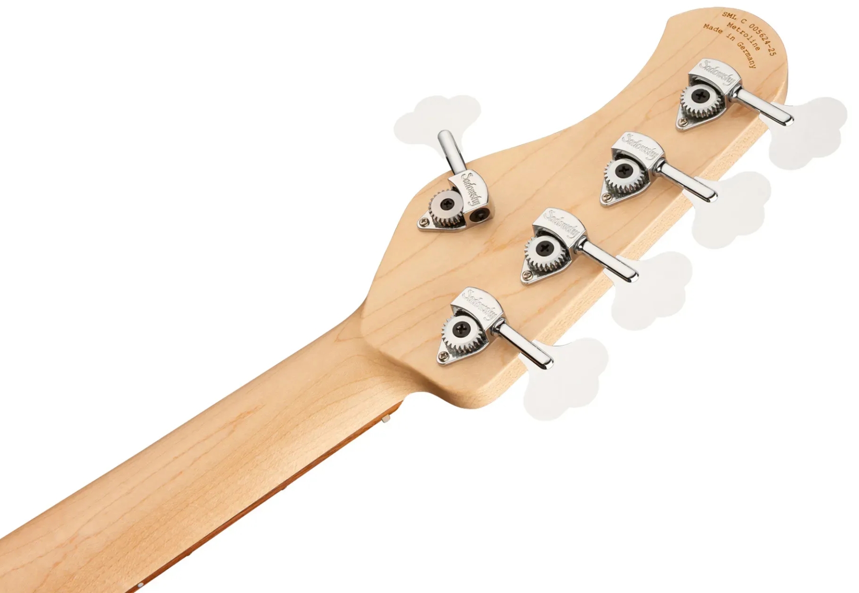 Sadowsky Vintage Jj Bass 21 Fret Alder 5c Metroline All Active Mor - Almond Sunburst Transparent Satin - Bajo eléctrico de cuerpo sólido - Variation 5