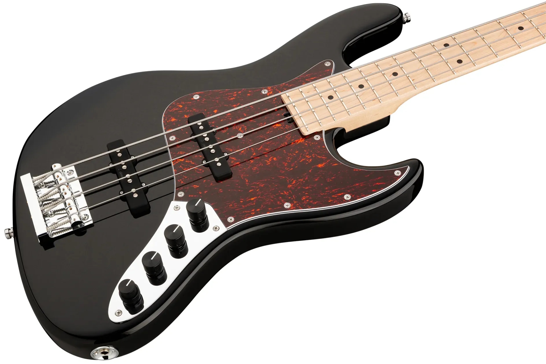 Sadowsky Vintage Jj Bass 21 Fret Ash 4c Metroline All Active Mn - Solid Black Gloss - Bajo eléctrico de cuerpo sólido - Variation 2