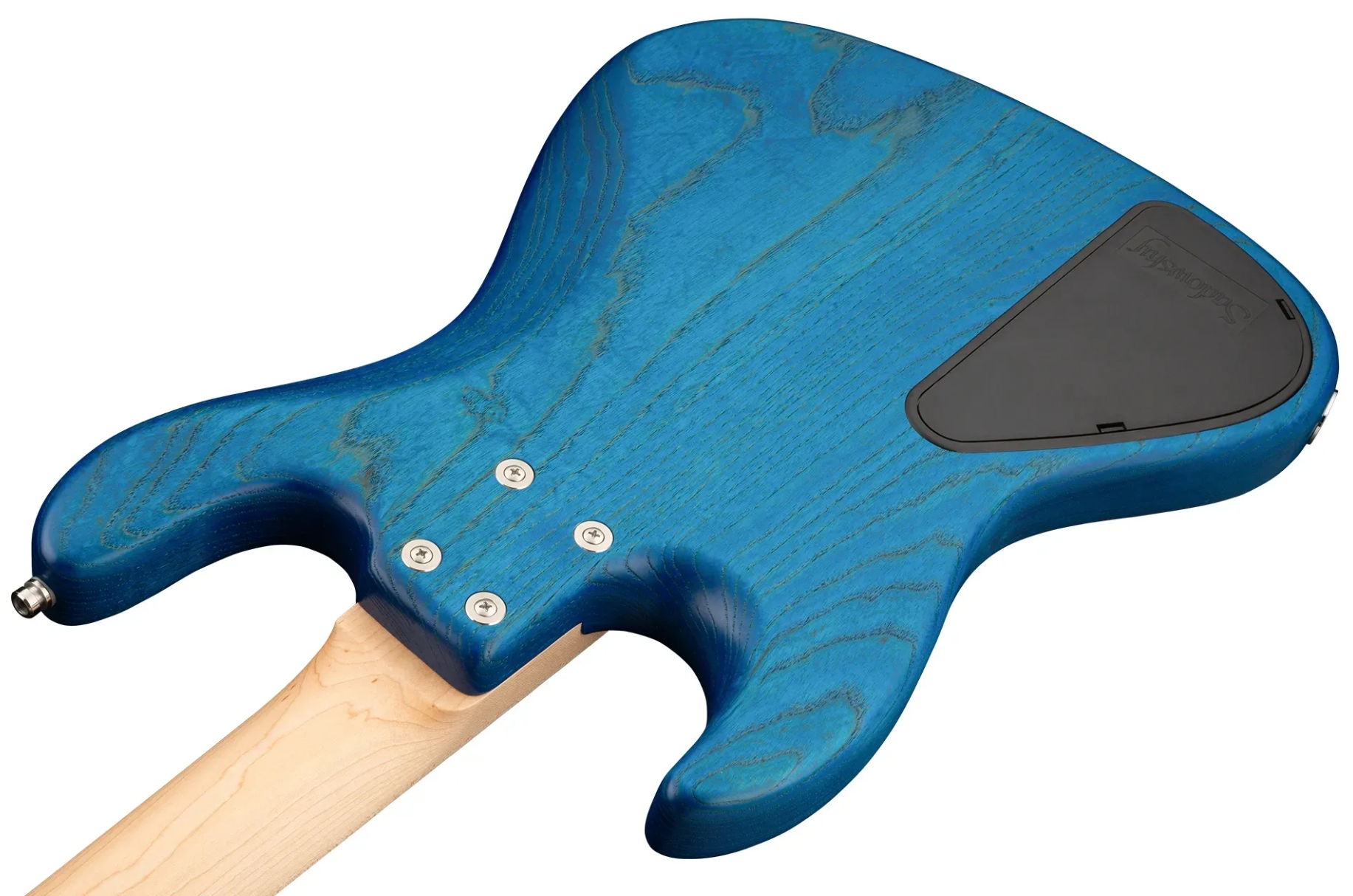Sadowsky Vintage Jj Bass 21 Fret Ash 4c Metroline All Active Mn - Ocean Blue Transparent Satin - Bajo eléctrico de cuerpo sólido - Variation 3
