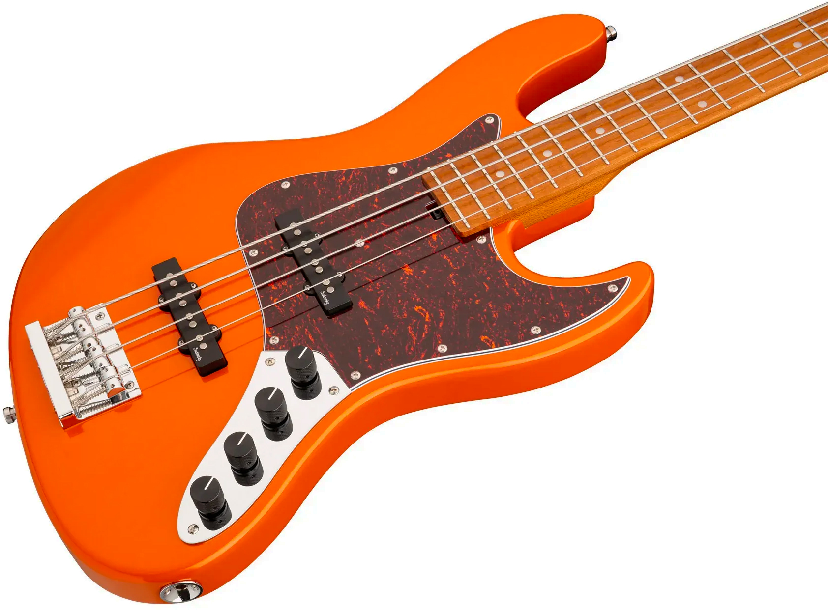 Sadowsky Vintage Jj Bass 21f 4c Metroexpress Mn - Candy Apple Orange Metallic - Bajo eléctrico de cuerpo sólido - Variation 2