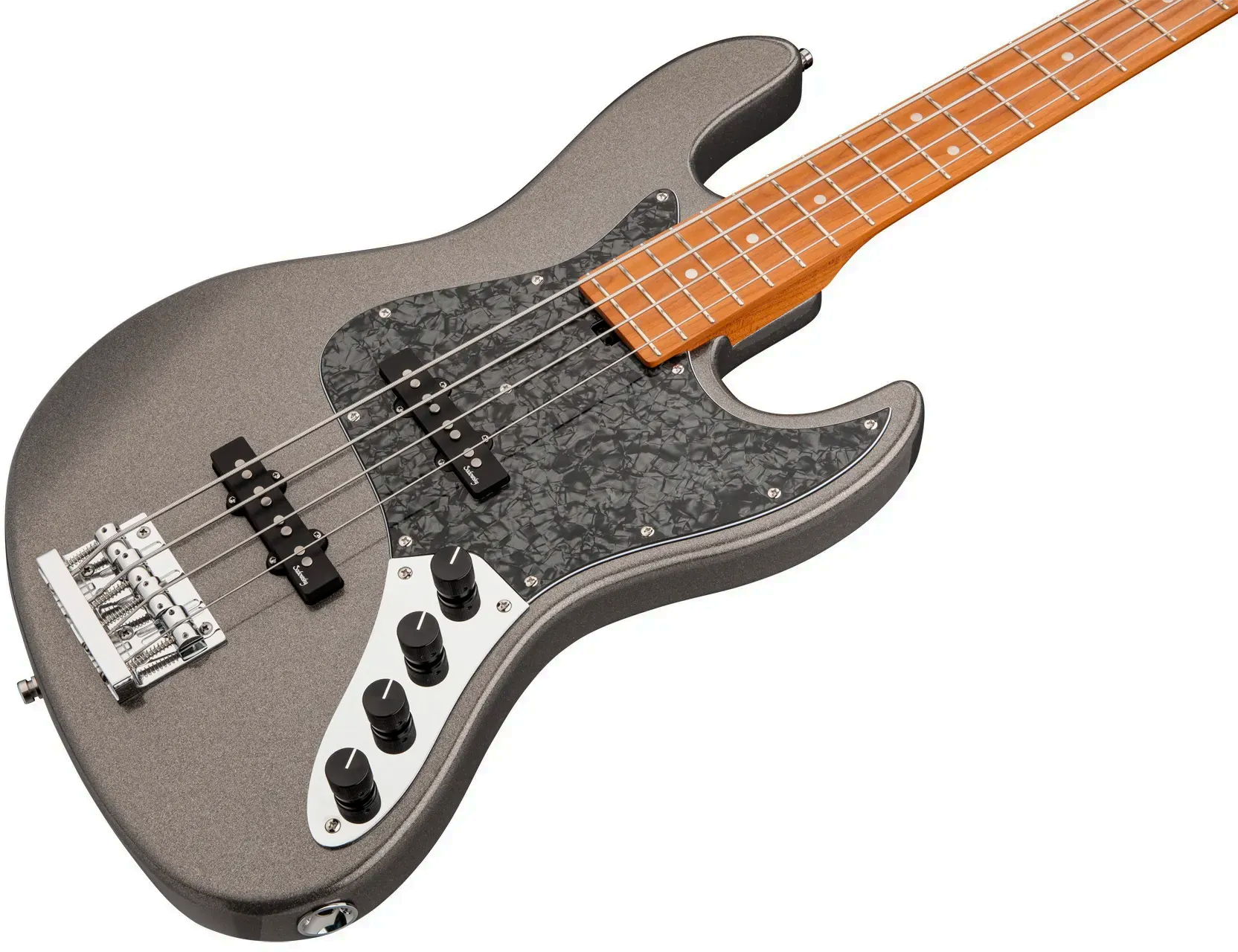 Sadowsky Vintage Jj Bass 21f 4c Metroexpress Mn - Silver Metallic - Bajo eléctrico de cuerpo sólido - Variation 2
