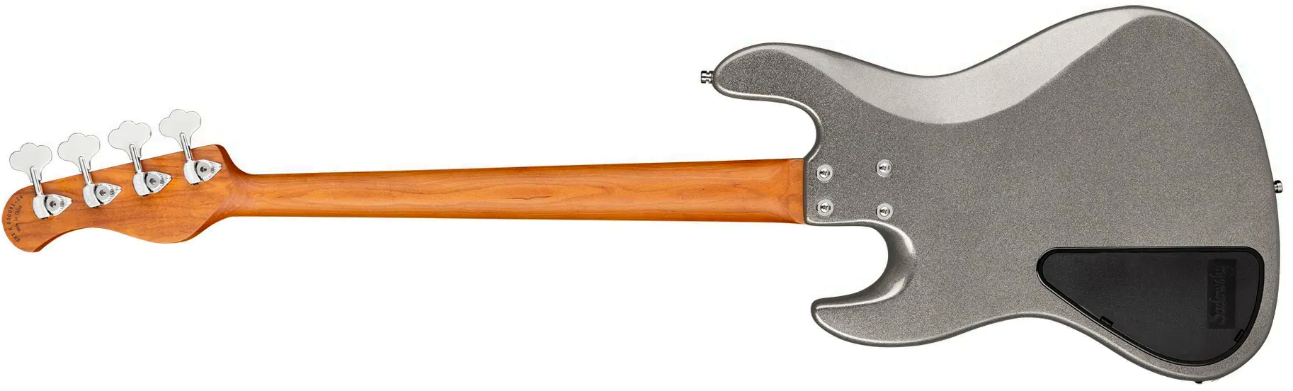 Sadowsky Vintage Jj Bass 21f 4c Metroexpress Mor - Silver Metallic - Bajo eléctrico de cuerpo sólido - Variation 1