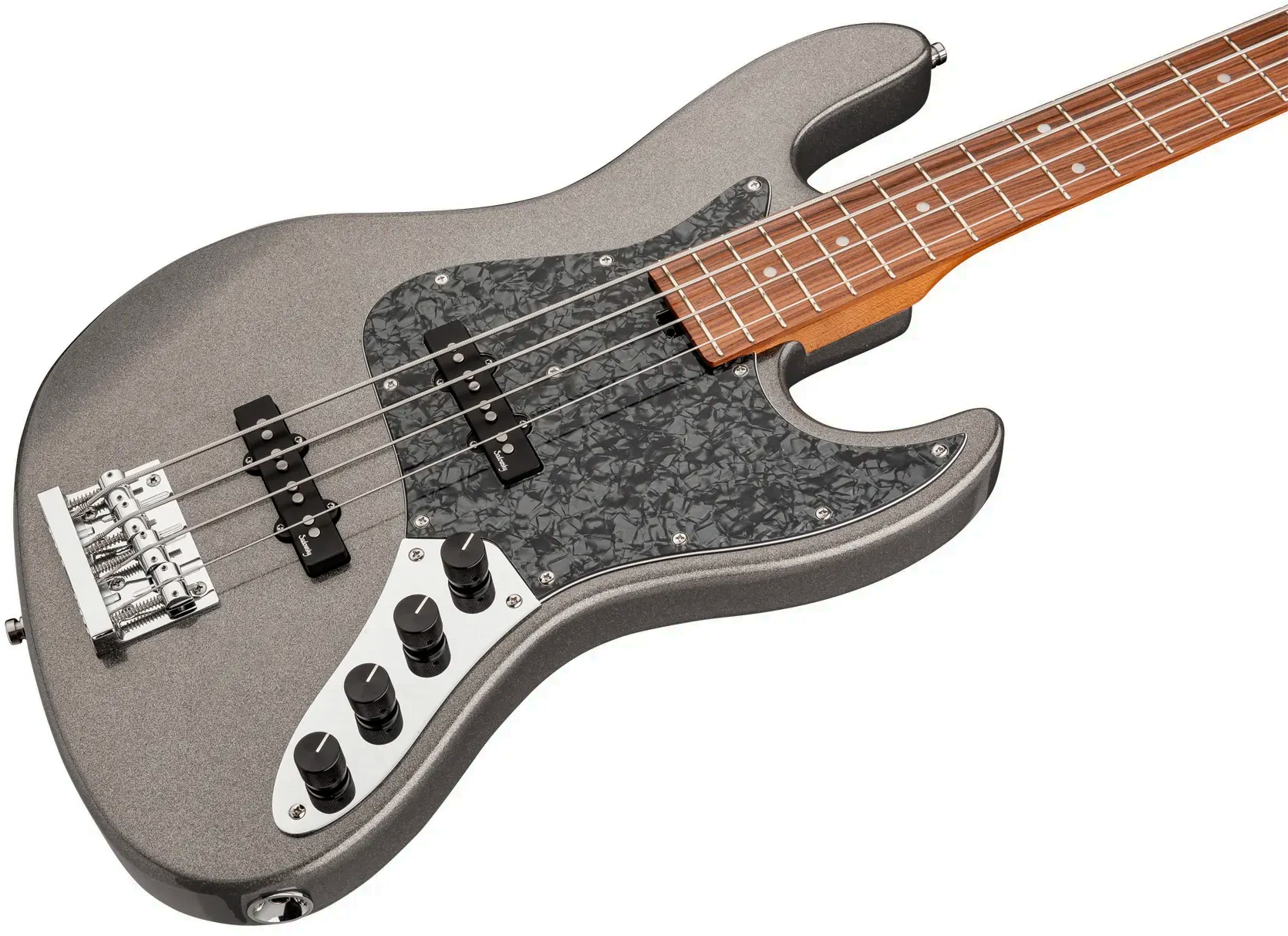 Sadowsky Vintage Jj Bass 21f 4c Metroexpress Mor - Silver Metallic - Bajo eléctrico de cuerpo sólido - Variation 2