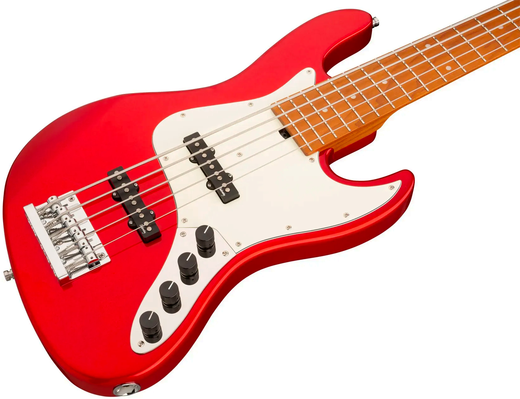 Sadowsky Vintage Jj Bass 21f 5c Metroexpress Mn - Candy Apple Red Metallic - Bajo eléctrico de cuerpo sólido - Variation 2