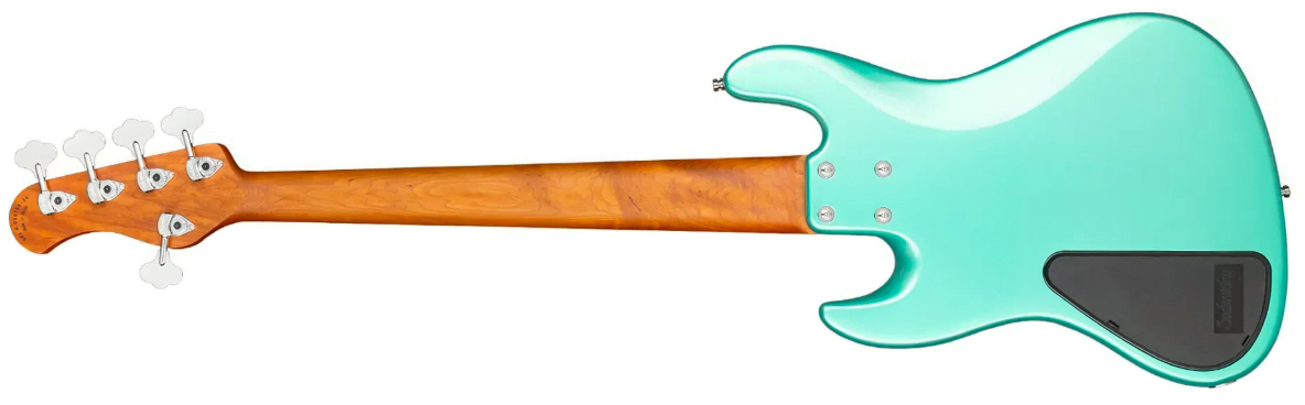 Sadowsky Vintage Jj Bass 21f 5c Metroexpress Mor - Sage Green Metallic - Bajo eléctrico de cuerpo sólido - Variation 1