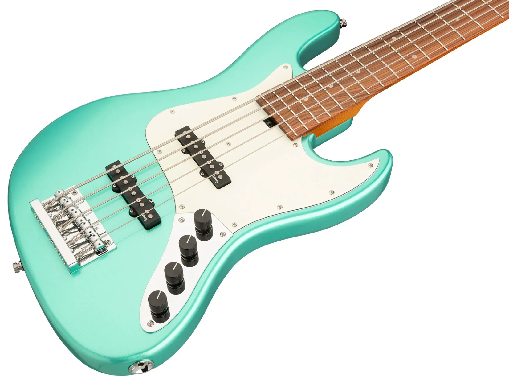 Sadowsky Vintage Jj Bass 21f 5c Metroexpress Mor - Sage Green Metallic - Bajo eléctrico de cuerpo sólido - Variation 2