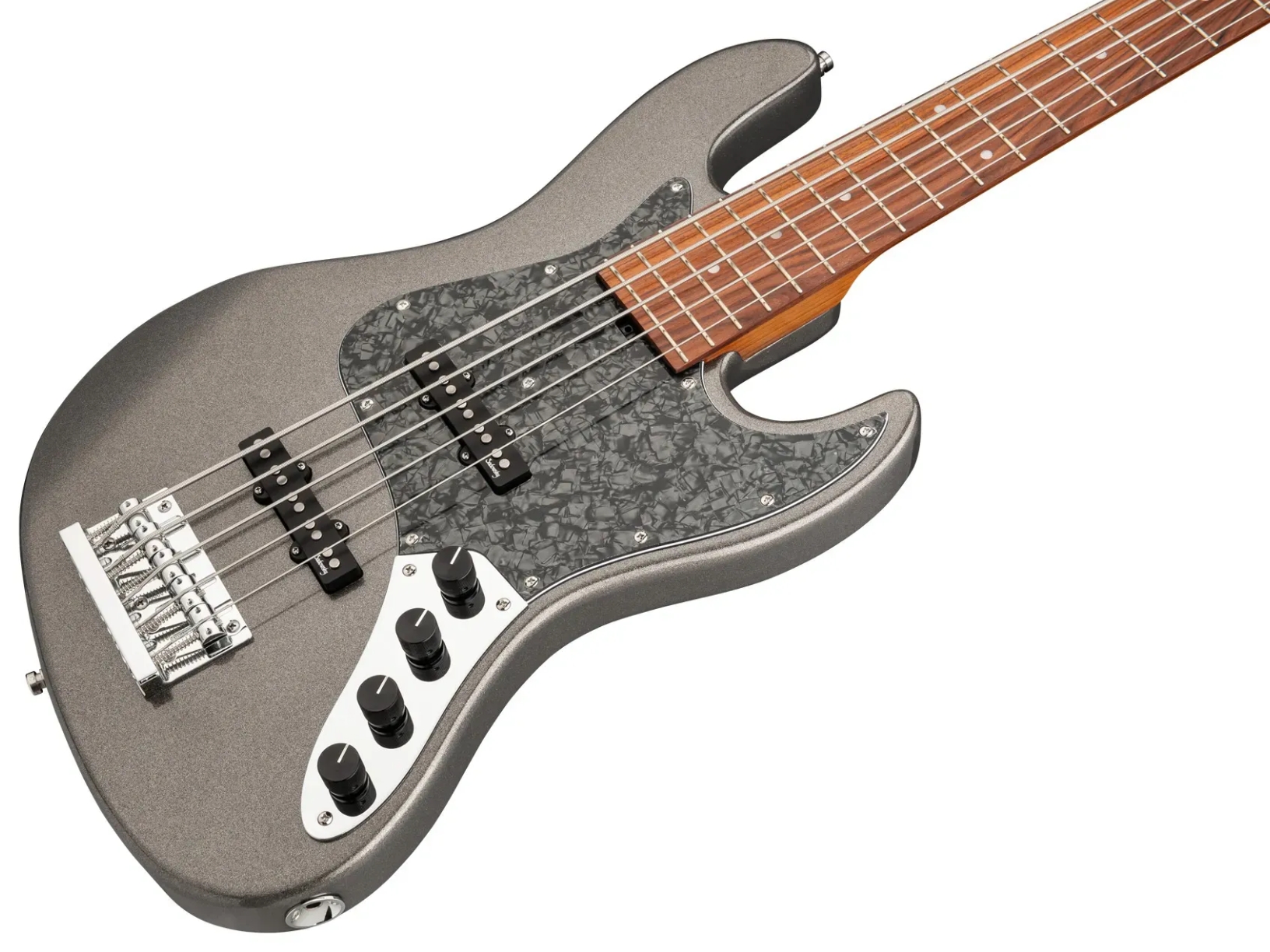 Sadowsky Vintage Jj Bass 21f 5c Metroexpress Mor - Silver Metallic - Bajo eléctrico de cuerpo sólido - Variation 2