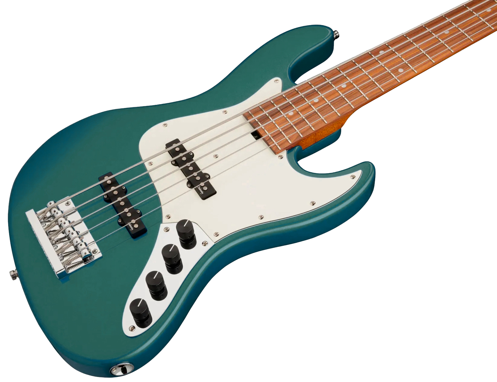 Sadowsky Vintage Jj Bass 21f 5c Metroexpress Mor - Sherwood Green Metallic - Bajo eléctrico de cuerpo sólido - Variation 3