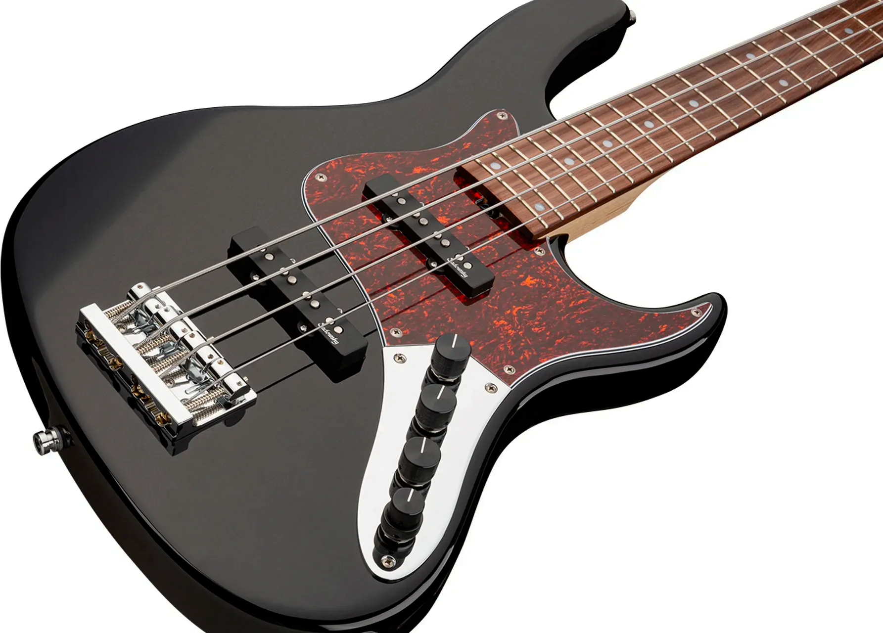Sadowsky Vintage Jj Bass 24 Fret Alder 4c Metroline All Active Mor - Black High Polish - Bajo eléctrico de cuerpo sólido - Variation 2