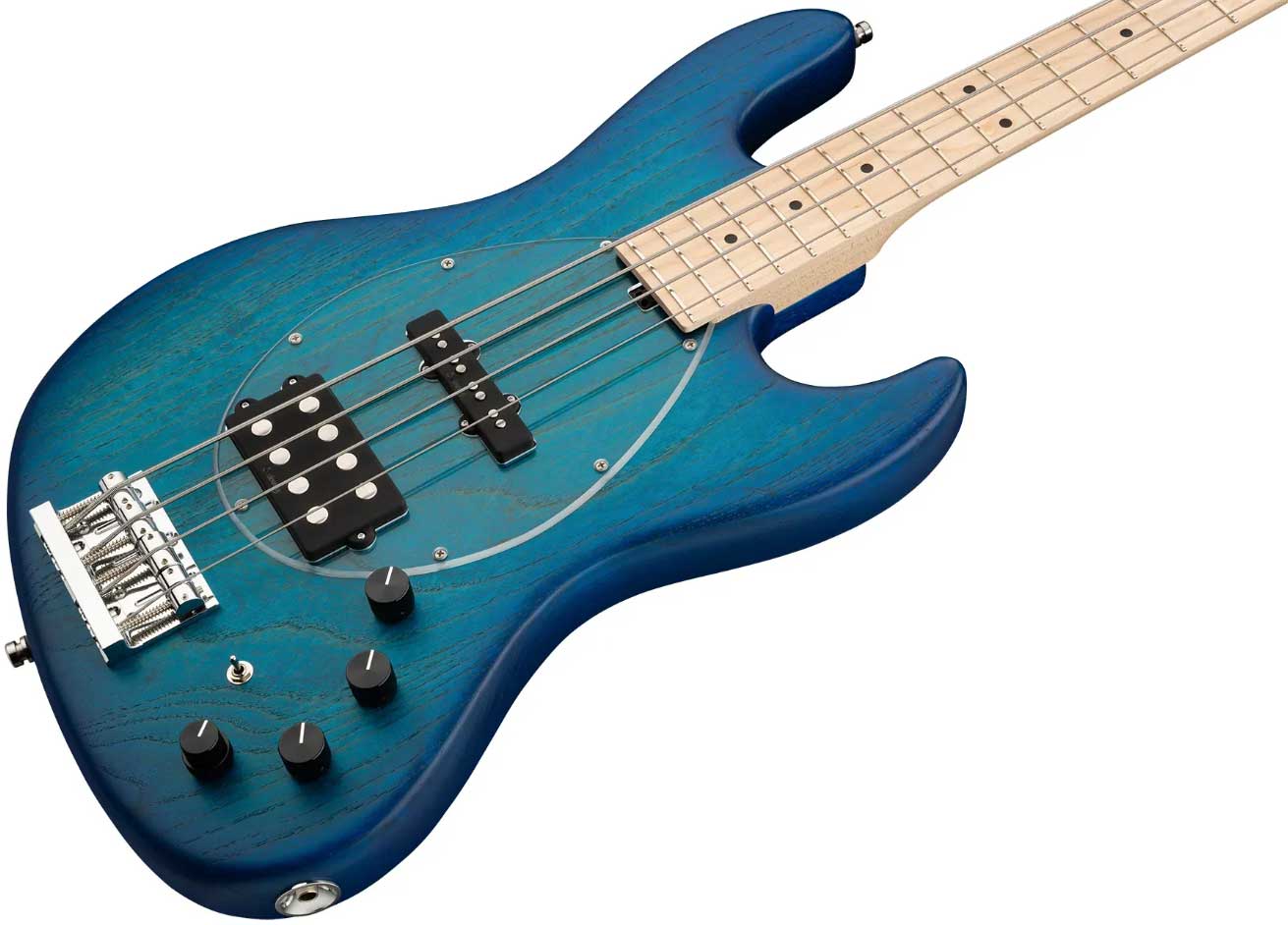 Sadowsky Vintage M/j Bass 21f Ash 4c Metroline All Active Mn - Bora Blue Burst Trans. Satin - Bajo eléctrico de cuerpo sólido - Variation 2